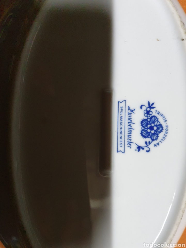 Antig&uuml;edades: Bandeja Porcelana - Foto 3
