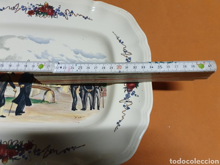 Antig&uuml;edades: Bandeja Porcelana - Foto 2