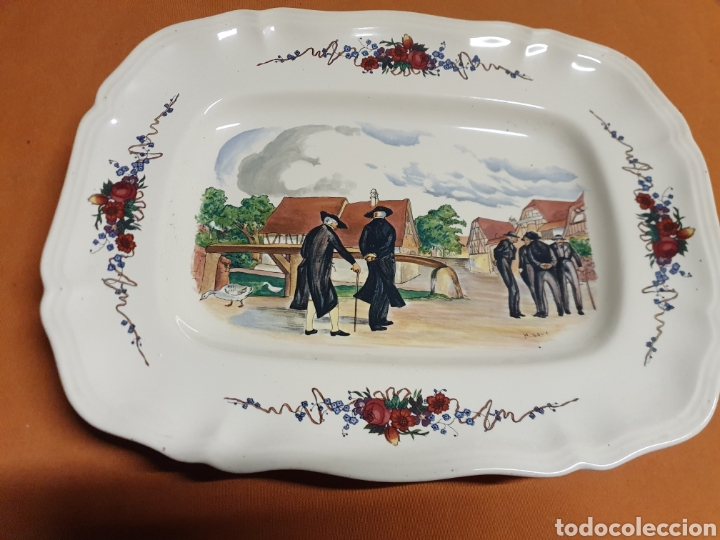 Antig&uuml;edades: Bandeja Porcelana - Foto 1