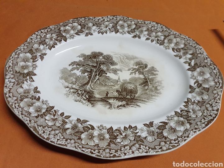 Antig&uuml;edades: Bandeja Porcelana - Foto 1