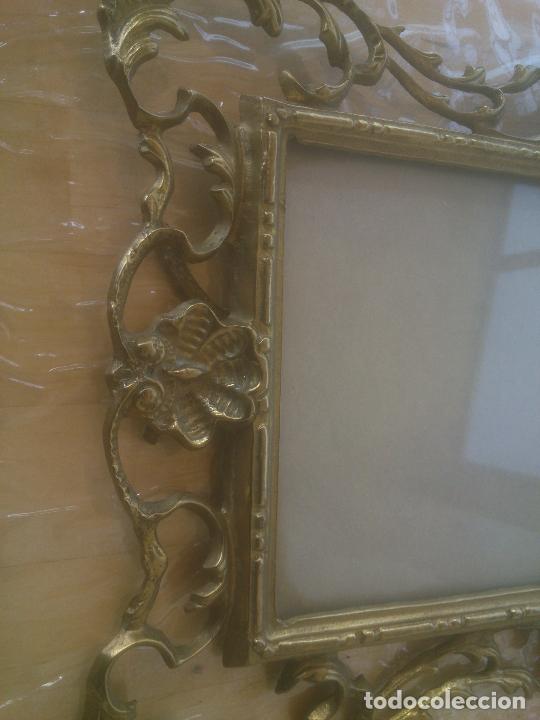 Antig&uuml;edades: ANTIGUO PORTAFOTOS DE BRONCE - Foto 3