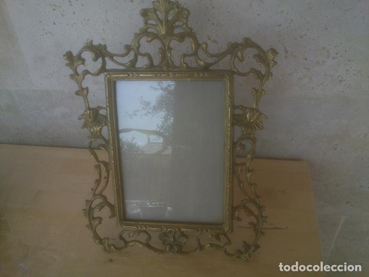 Antig&uuml;edades: ANTIGUO PORTAFOTOS DE BRONCE - Foto 5