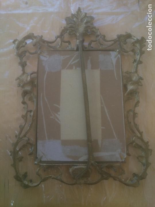 Antig&uuml;edades: ANTIGUO PORTAFOTOS DE BRONCE - Foto 6