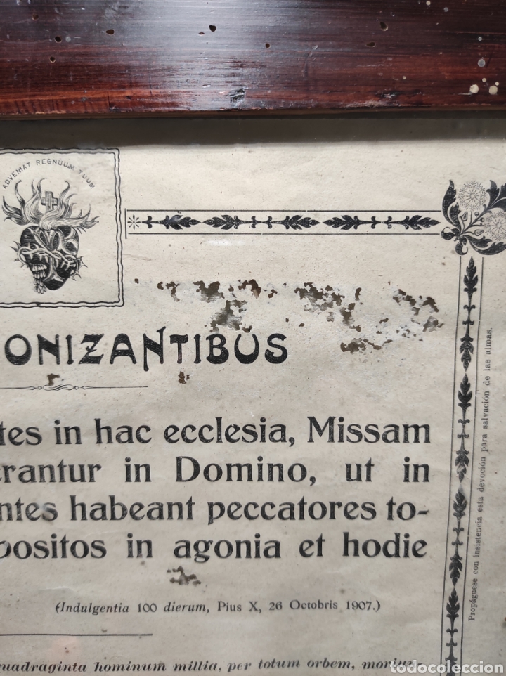 Antig&uuml;edades: Cartel eclesi&aacute;stico en LATIN - Foto 7