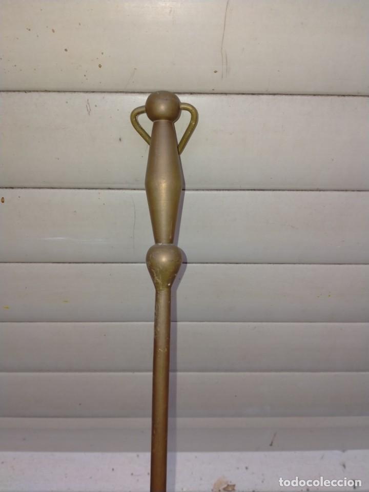 Antig&uuml;edades: PALETA PALA DE BRONCE PARA CHIMENEA - Foto 3