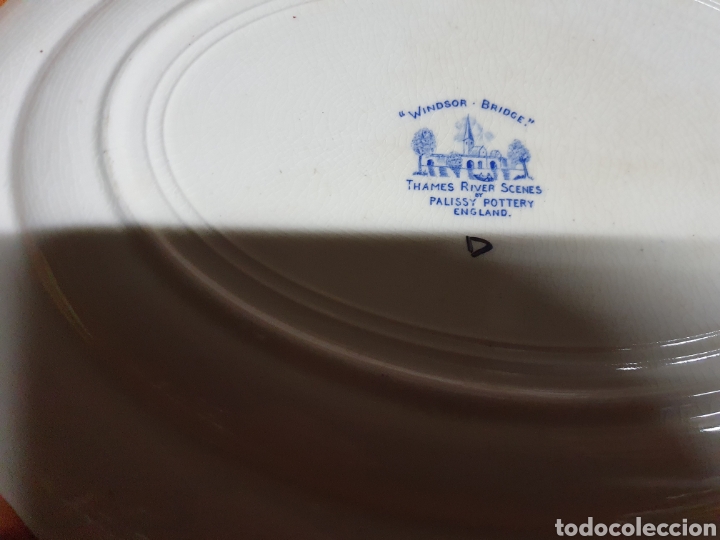 Antig&uuml;edades: Bandeja Porcelana 30 cm - Foto 3