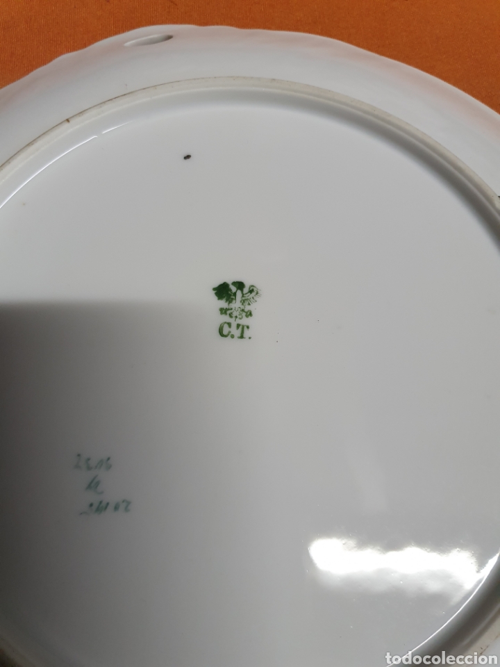 Antig&uuml;edades: Bandeja Porcelana - Foto 3