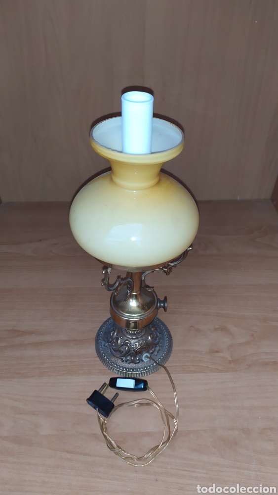 Antig&uuml;edades: Lampara de mesa Antigua - Foto 2