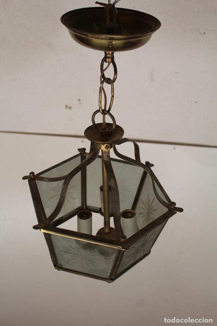 Antig&uuml;edades: lampara de techo farol - Foto 2