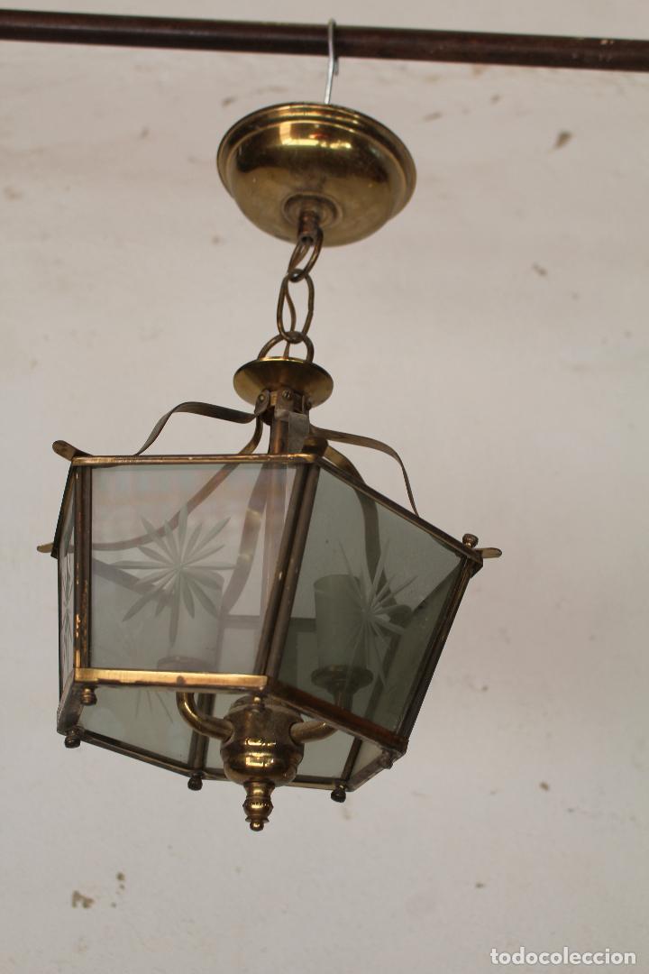 Antig&uuml;edades: lampara de techo farol - Foto 4