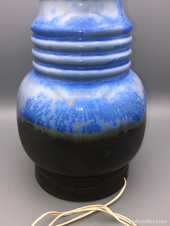 Antig&uuml;edades: REF: 01000218 &ldquo;L&Aacute;MPARA OPALINO AZUL&rdquo; LLADR&Oacute; - Foto 5