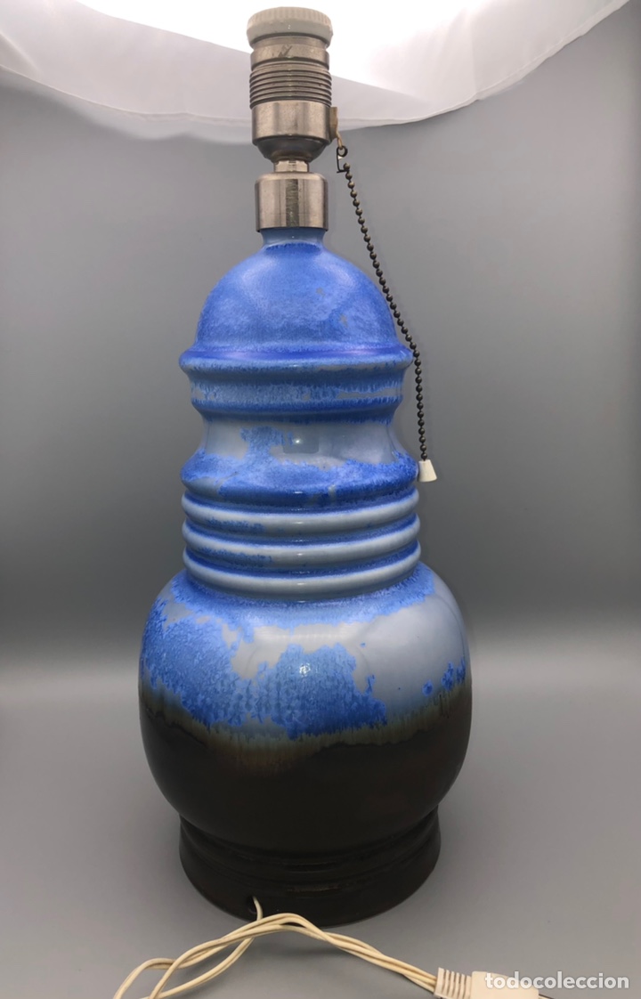 Antig&uuml;edades: REF: 01000218 &ldquo;L&Aacute;MPARA OPALINO AZUL&rdquo; LLADR&Oacute; - Foto 7