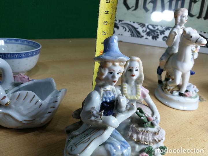 Antigüedades: Lote de piezas de porcelana china, anitugas, muy preiosisimas y bonitas, cuencos, cucharas y figuras - Foto 5 - 243014140