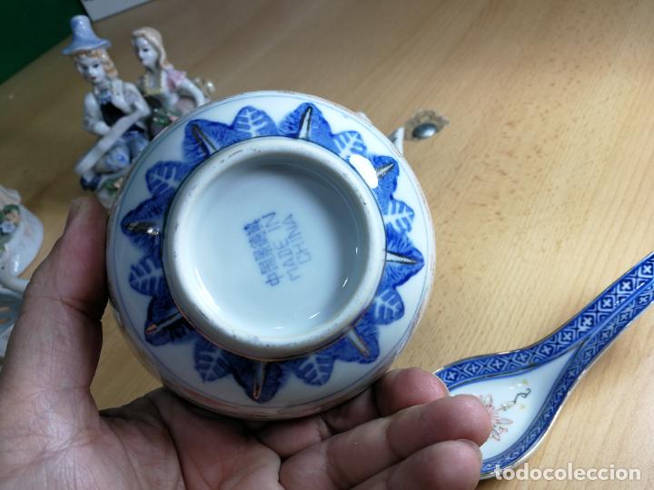 Antigüedades: Lote de piezas de porcelana china, anitugas, muy preiosisimas y bonitas, cuencos, cucharas y figuras - Foto 42 - 243014140