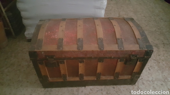 Antig&uuml;edades: BAUL DE CHAPA - Foto 2