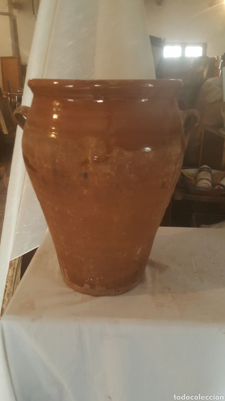 Antig&uuml;edades: ORZA DE BARRO VIDRIADA - Foto 2