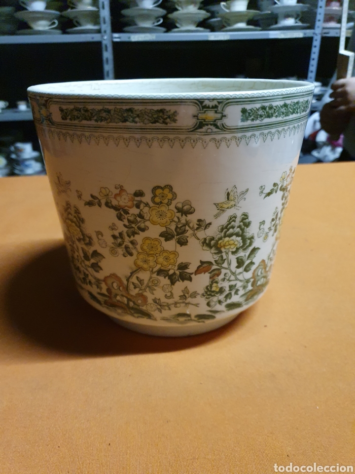Antig&uuml;edades: Maceta Porcelana - Foto 1
