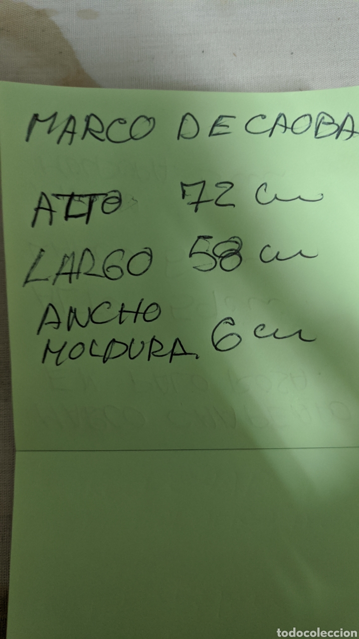 Antig&uuml;edades: Marco de caoba - Foto 7