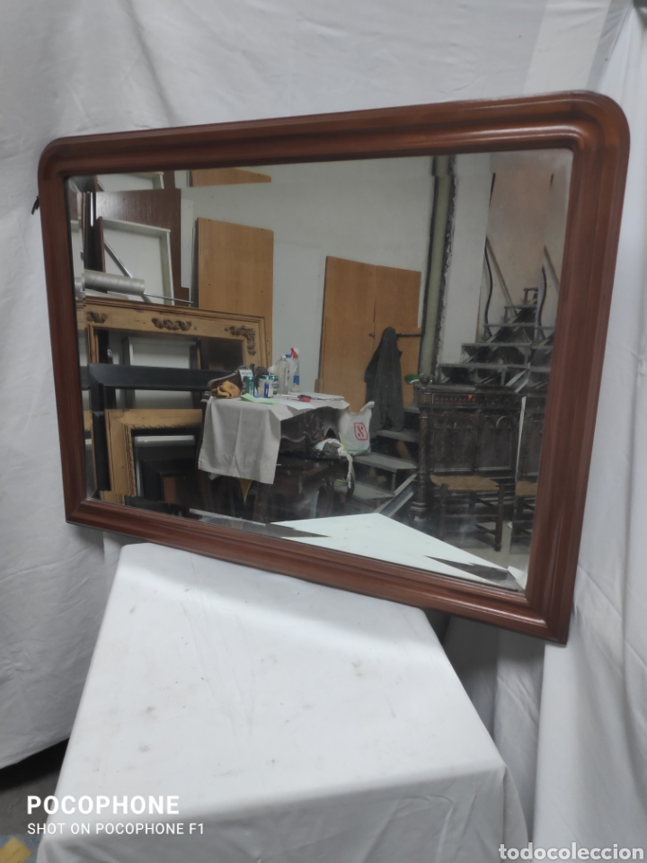 Antig&uuml;edades: Marco de caoba horizontal - Foto 1