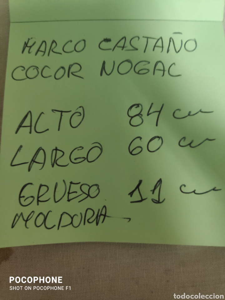 Antig&uuml;edades: Marco de casta&ntilde;o - Foto 5