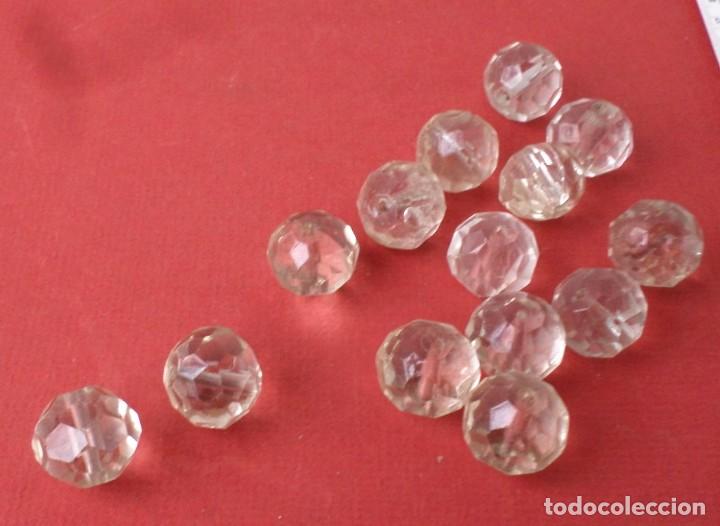 Antig&uuml;edades: 14 piezas de cristal de l&aacute;mpara - Foto 4