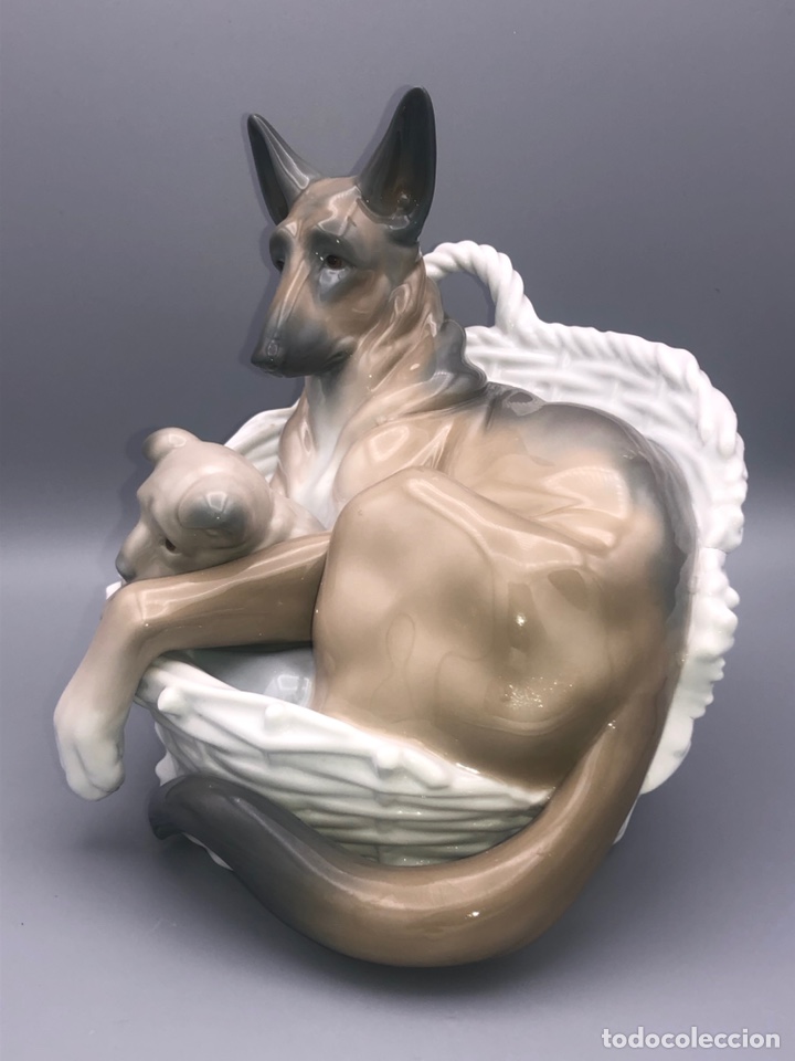 Antig&uuml;edades: REF: 01004731 &ldquo;LINDA CON SU CACHORRO&rdquo; LLADR&Oacute; - Foto 5