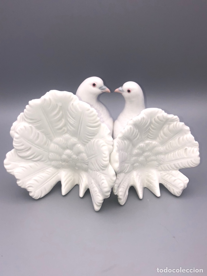 Antig&uuml;edades: REF: 01001169 &ldquo;PAREJA DE PALOMAS&rdquo; LLADR&Oacute; - Foto 8