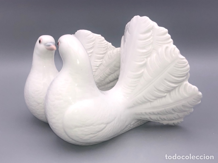 Antig&uuml;edades: REF: 01001169 &ldquo;PAREJA DE PALOMAS&rdquo; LLADR&Oacute; - Foto 9