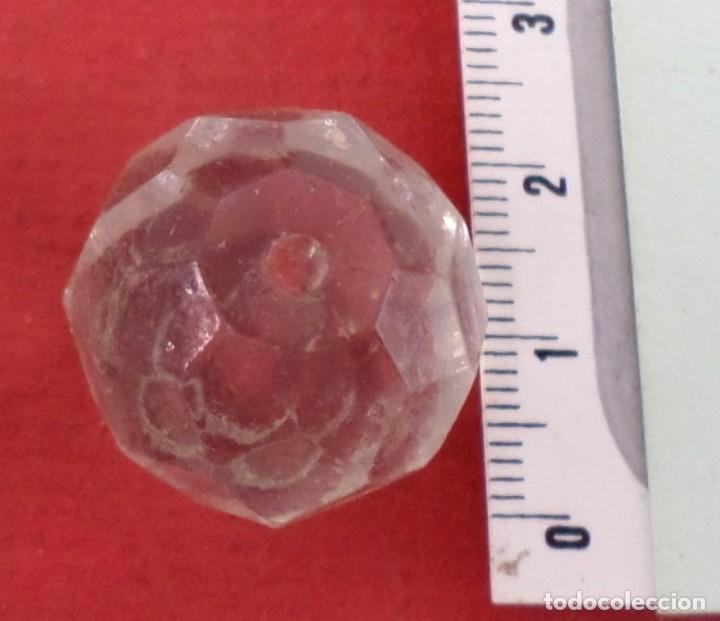 Antig&uuml;edades: 6 piezas de cristal de l&aacute;mpara - Foto 3