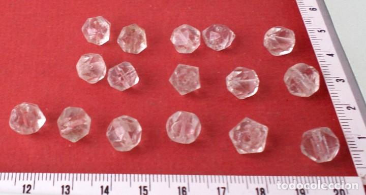Antig&uuml;edades: 16 piezas de cristal de l&aacute;mpara - Foto 2