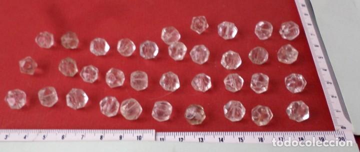 Antig&uuml;edades: 34 piezas de cristal de l&aacute;mpara - Foto 2