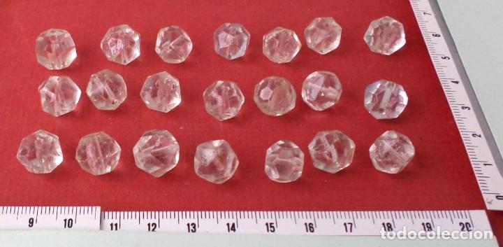Antig&uuml;edades: 21 piezas de cristal de l&aacute;mpara - Foto 2