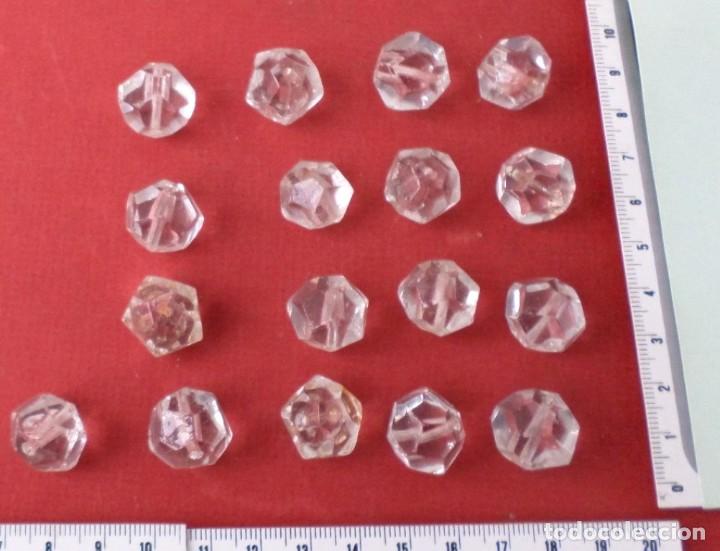 Antig&uuml;edades: 17 piezas de cristal de l&aacute;mpara - Foto 1