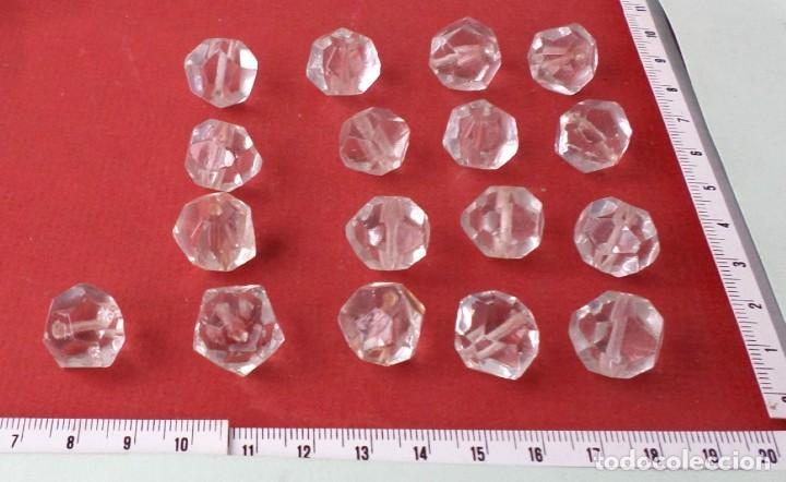 Antig&uuml;edades: 17 piezas de cristal de l&aacute;mpara - Foto 2