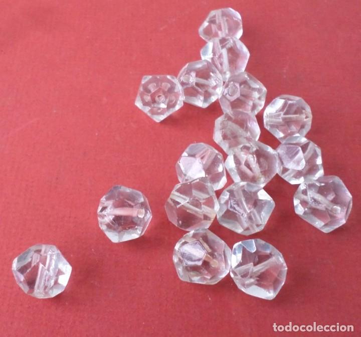 Antig&uuml;edades: 17 piezas de cristal de l&aacute;mpara - Foto 4
