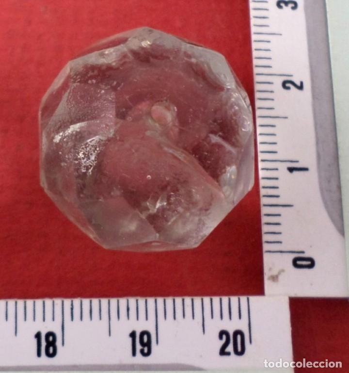 Antig&uuml;edades: 4 piezas de cristal de l&aacute;mpara - Foto 3