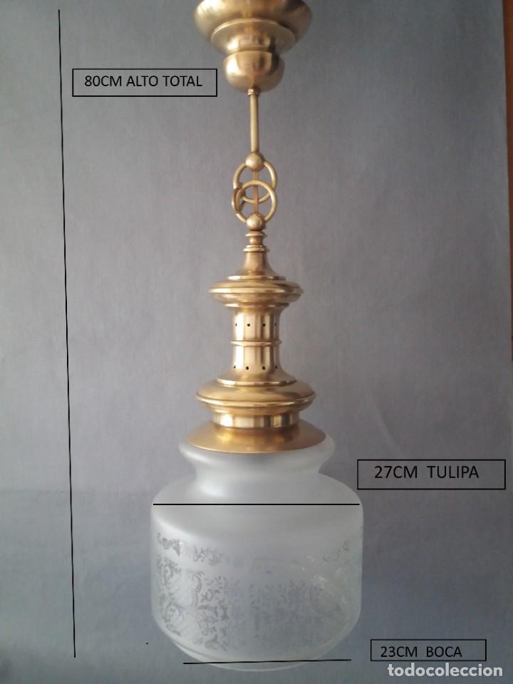 Antig&uuml;edades: PRECIOSA LAMPARA DE TECHO - Foto 7