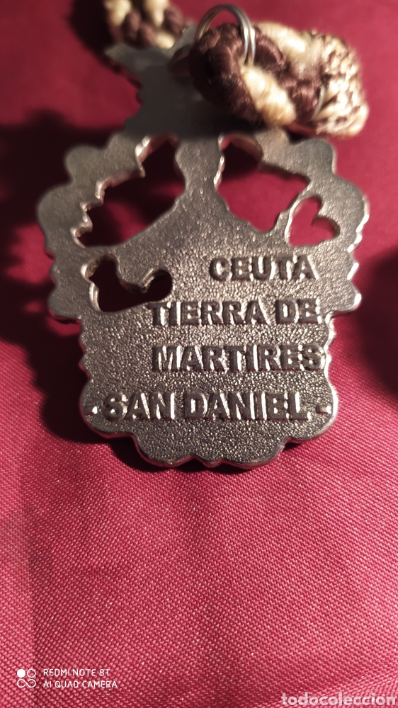 Antig&uuml;edades: MEDALLA COFRAD&Iacute;A SAN DANIEL CEUTA - Foto 2