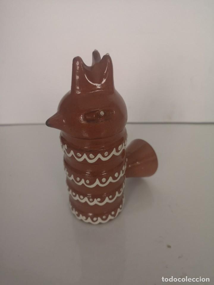 Antig&uuml;edades: Gallo de barro esmaltado - Foto 1
