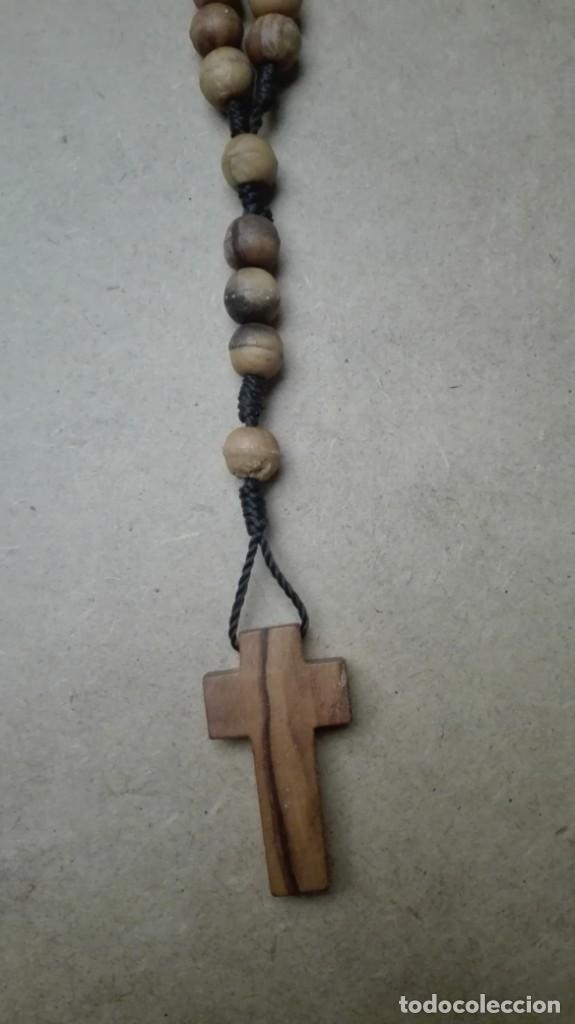 Antig&uuml;edades: Rosario de madera - Foto 2