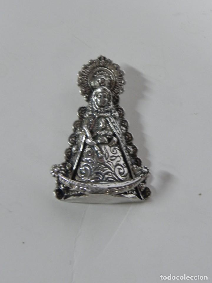 Antig&uuml;edades: ANTIGUA MEDALLA DE VIRGEN, MIDE 4 CMS. - Foto 1