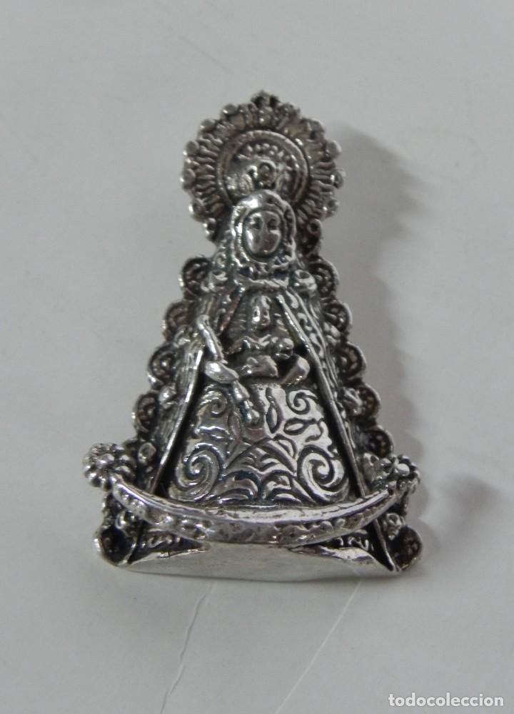 Antig&uuml;edades: ANTIGUA MEDALLA DE VIRGEN, MIDE 4 CMS. - Foto 2