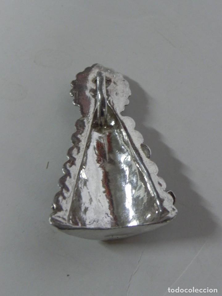 Antig&uuml;edades: ANTIGUA MEDALLA DE VIRGEN, MIDE 4 CMS. - Foto 3