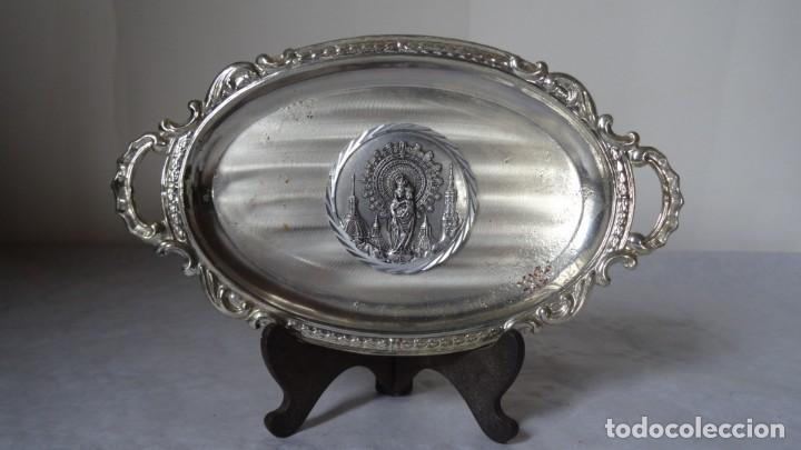 Antig&uuml;edades: BANDEJA VIRGEN DEL PILAR - Foto 1