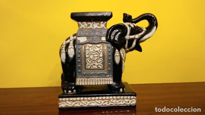Antig&uuml;edades: ELEFANTE DE PORCELANA - Foto 2