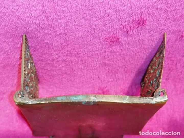 Antig&uuml;edades: ANTIGUO ICONO TR&Iacute;PTICO DE BRONCE. RUSO ORTODOXO - Foto 10