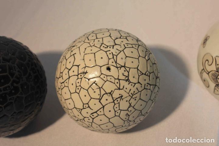 Antig&uuml;edades: SET 6 BOLAS DECORACION CERAMICA &nbsp;&nbsp;&nbsp;&nbsp;&nbsp;&nbsp; - Foto 6
