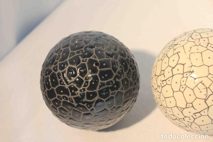 Antig&uuml;edades: SET 6 BOLAS DECORACION CERAMICA &nbsp;&nbsp;&nbsp;&nbsp;&nbsp;&nbsp; - Foto 7