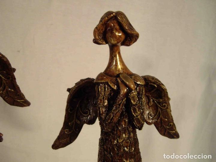 Antig&uuml;edades: PAREJA FIGURAS HADAS - Foto 5