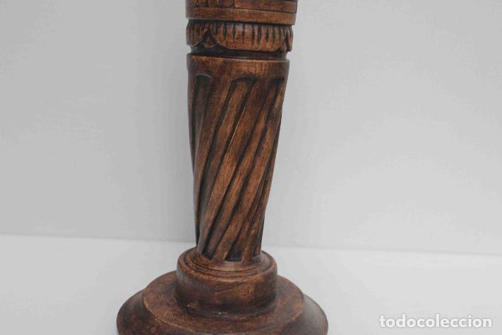 Antig&uuml;edades: PEANA MADERA TALLADA 50 - Foto 4